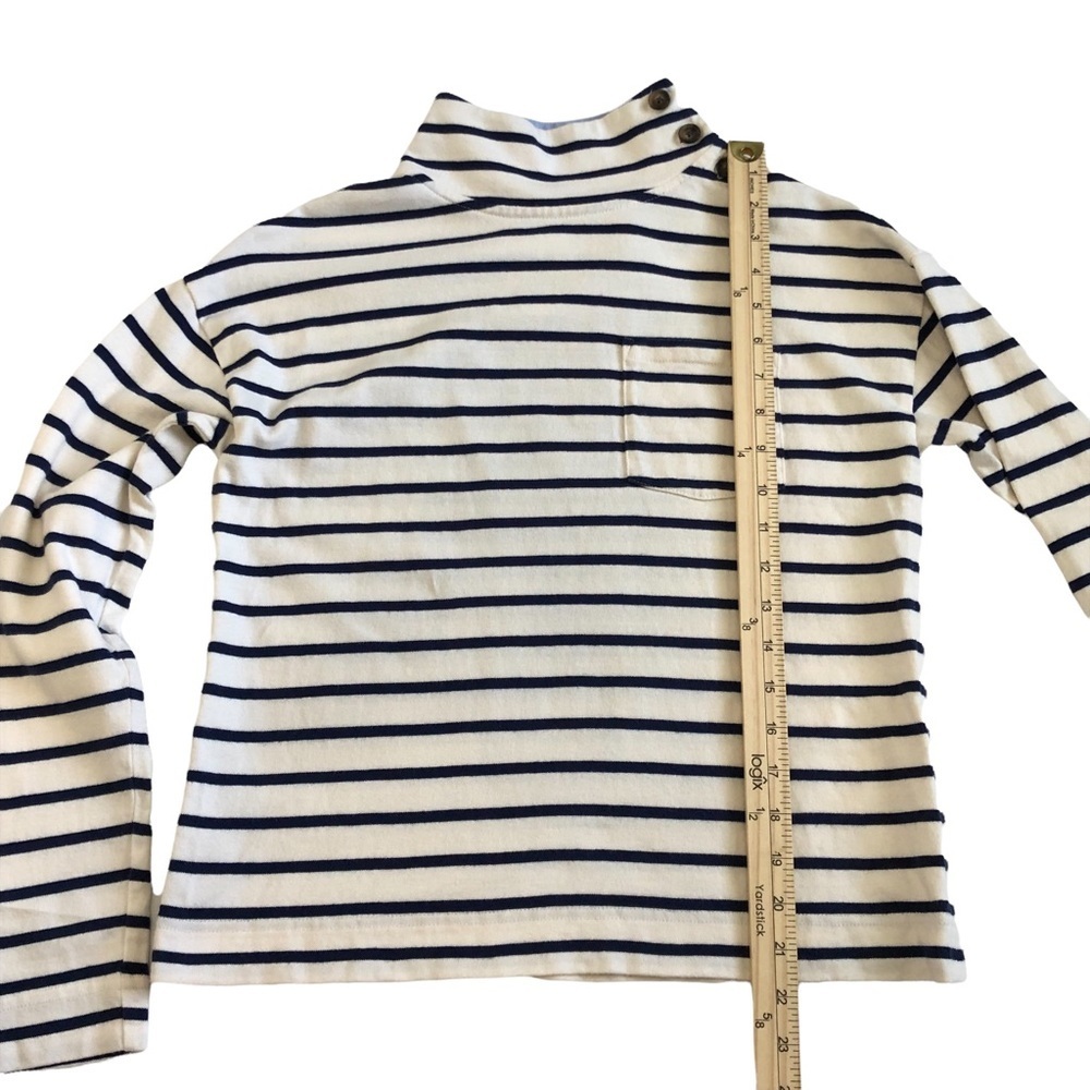 Vineyard Vines Striped Mock Neck Pullover Size Small - Picture 7 of 8